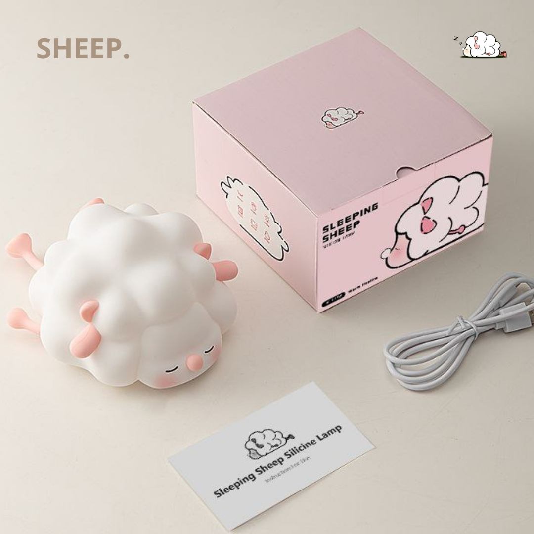 Veilleuse Tactile Rechargeable avec minuteur - Mouton Mignon