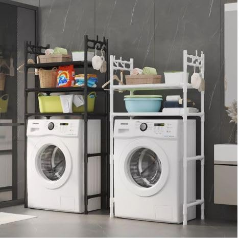 Étagère de Rangement au-dessus de la Machine à Laver – Organisation Gain de Place pour Buanderie et Salle de Bain