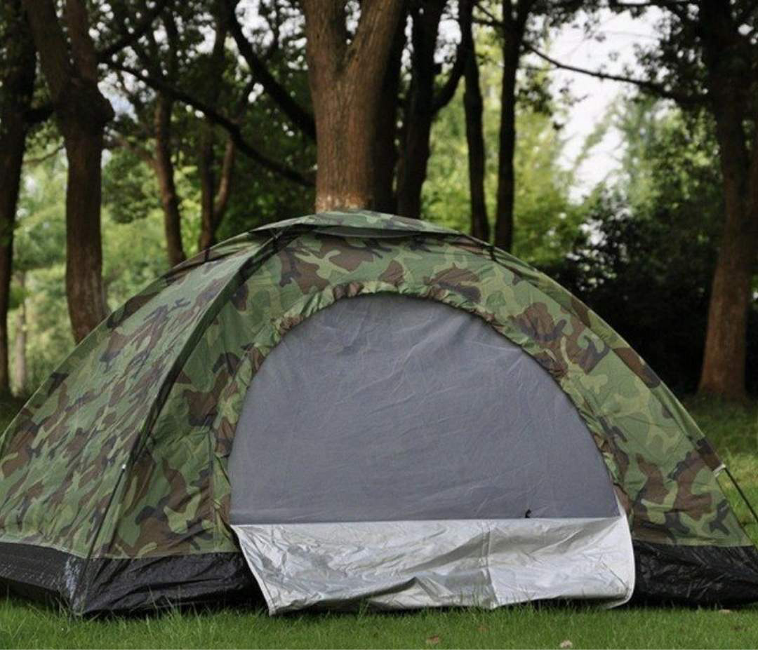 Tente Militaire Camping Plage pliable 4 personnes