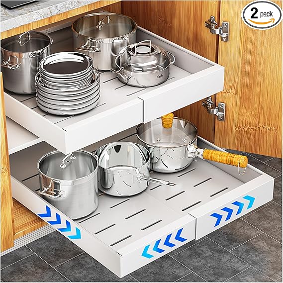 Organisateurs de Placard Ajustables – Solution de Rangement Parfaite pour Tous les Espaces
