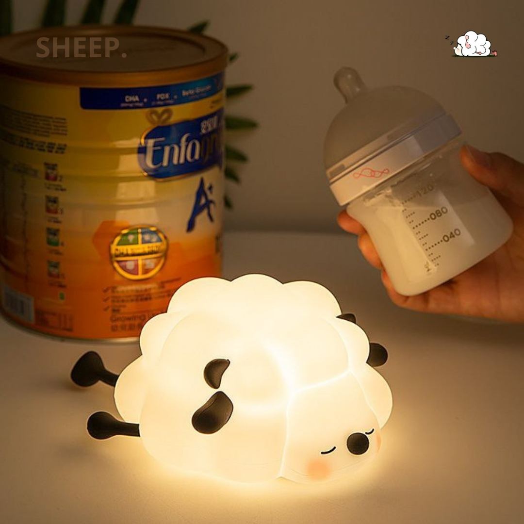 Veilleuse Tactile Rechargeable avec minuteur - Mouton Mignon