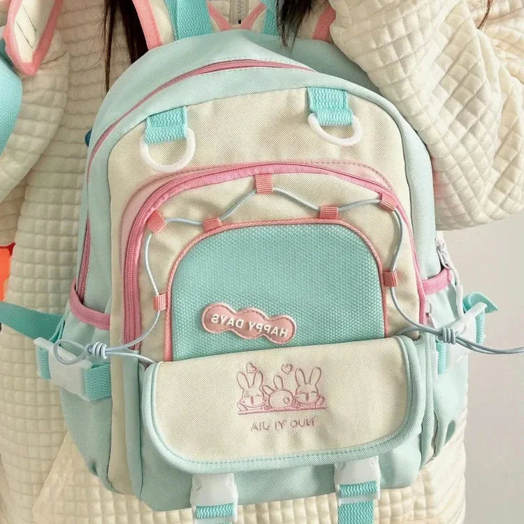 🎀 HAPPY DAYS CUTE BUNNY BACKPACK🏷️