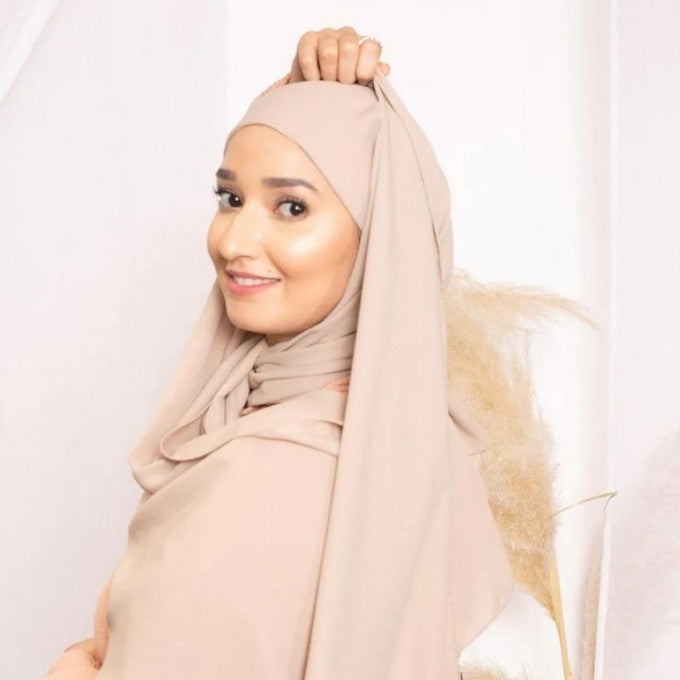 Hijab intelligent avec bonnet Taj Al Amira® (Pack 2 couleurs)