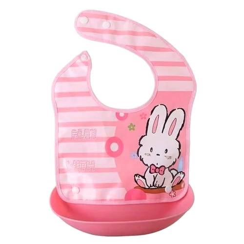 Bavoir imperméable avec poche pour bébés garçons et filles
