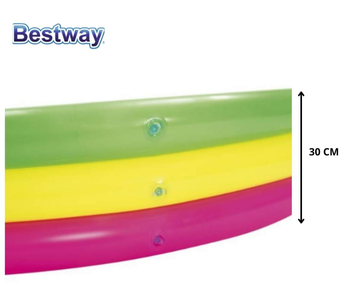 Piscine gonflable colorée 152 x 30 cm - Bestway®