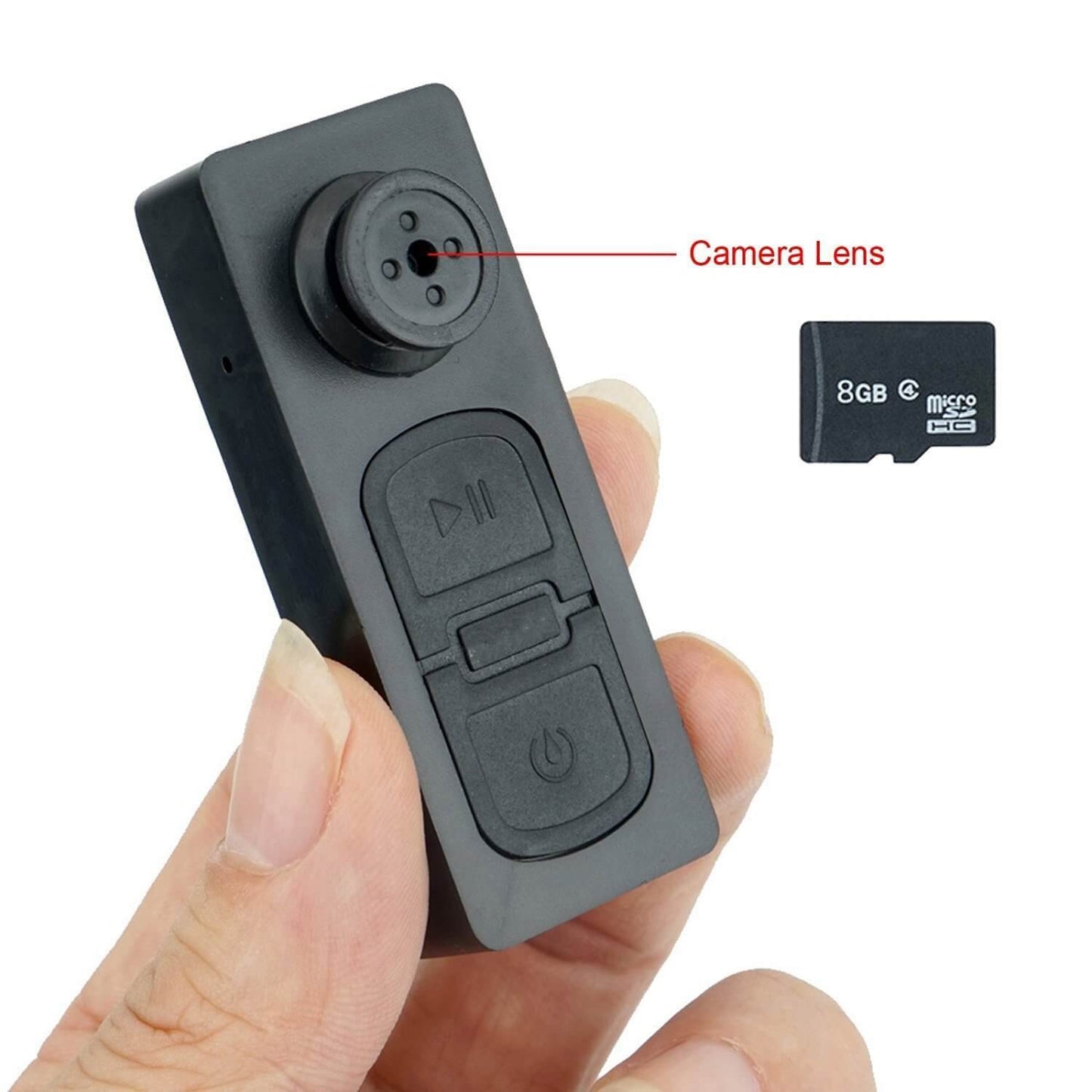 Mini caméra espion sans fil "Caméra Button spy™"