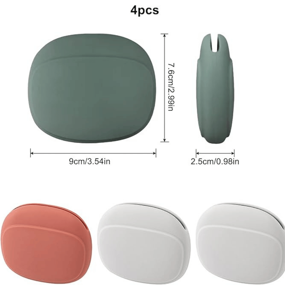Set de 4 Pochettes de rangement en Silicone - 4 pièces