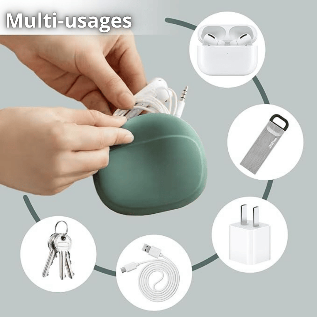 Set de 4 Pochettes de rangement en Silicone - 4 pièces