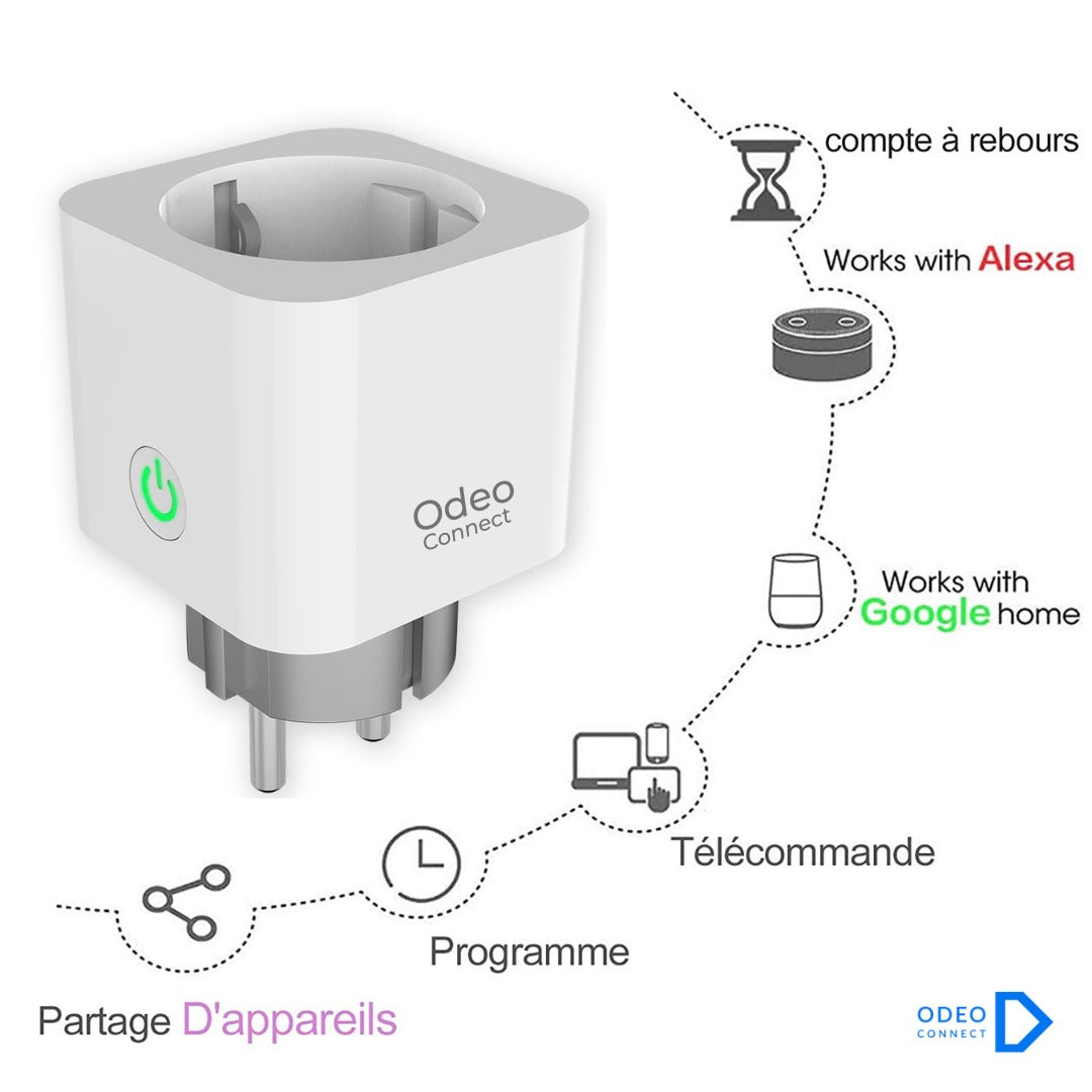 Prise intelligente connectée Smart Plug ODEO CONNECT