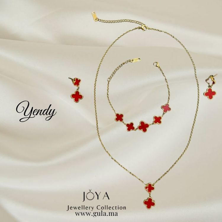Parure Yendy Rouge - Joya Jewellery®