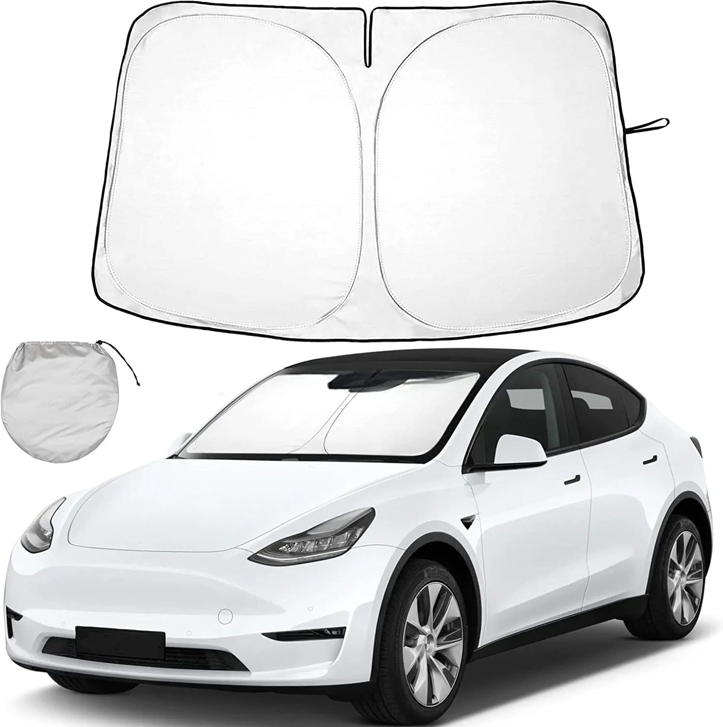 Pare-soleil de Voiture Pliable à Isolation Thermique – Double Protection Nano Réflective