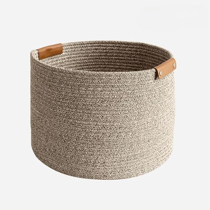 Panier de Rangement Boho Polyvalent - Beige - Grège
