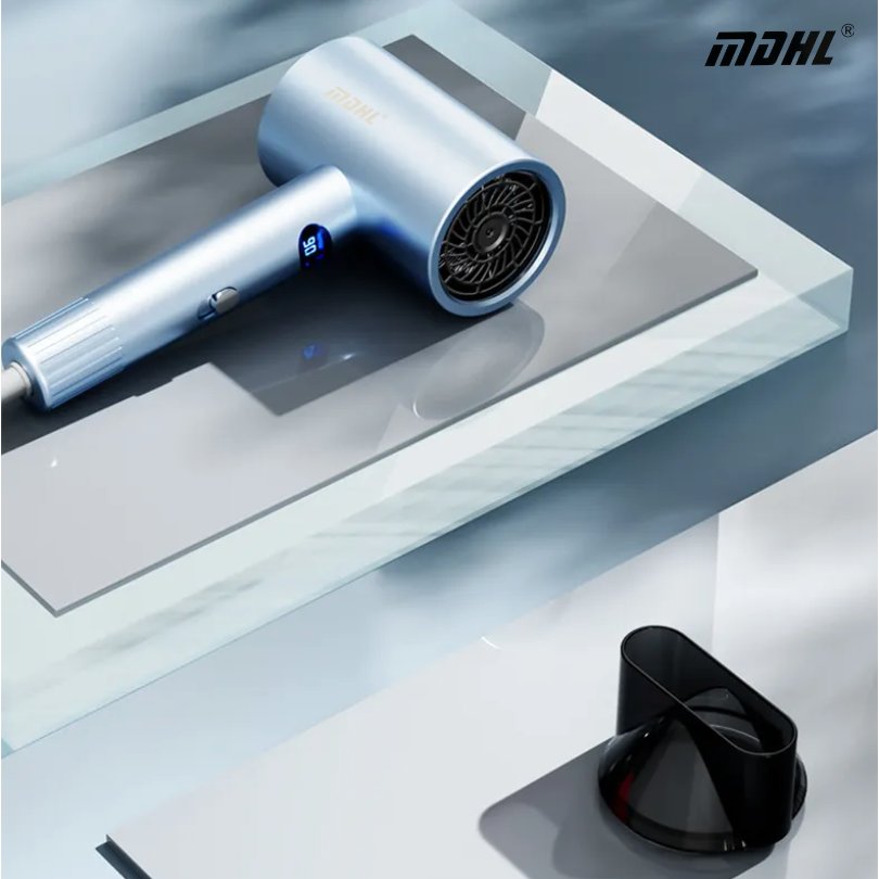 Seche-Cheveux Ionique Silencieux 1600 W - Séchoir MDHL