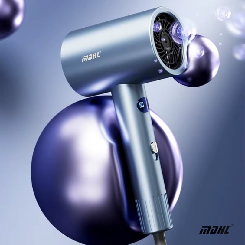 Seche-Cheveux Ionique Silencieux 1600 W - Séchoir MDHL