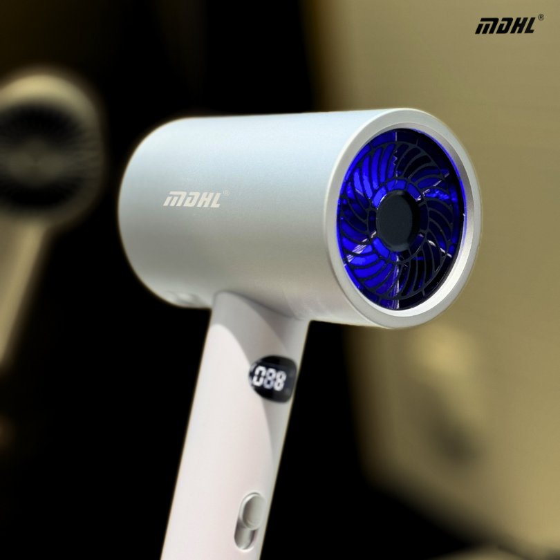 Seche-Cheveux Ionique Silencieux 1600 W - Séchoir MDHL