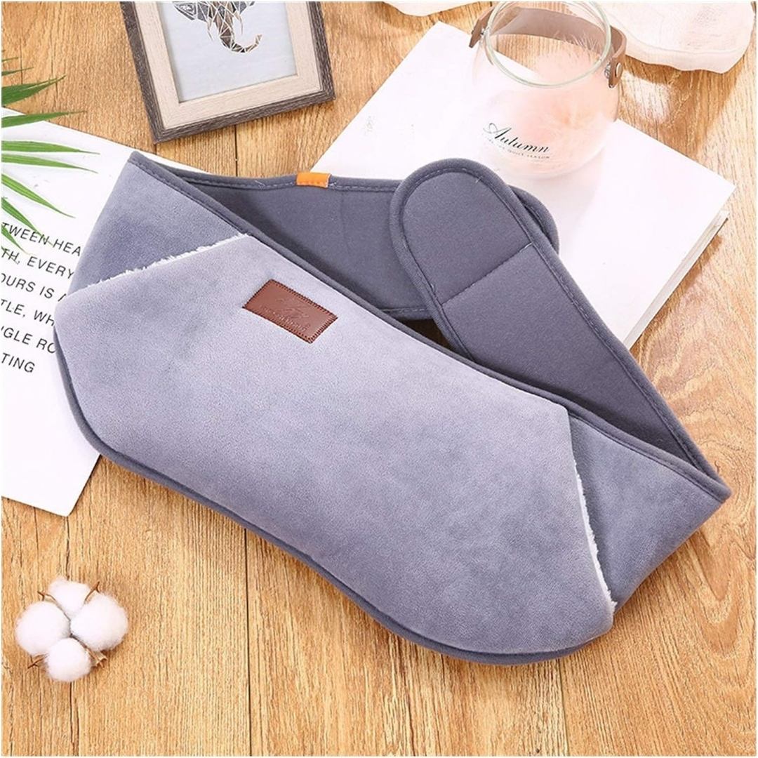 Ceinture et Bouillotte avec Tissu Doux - Gris