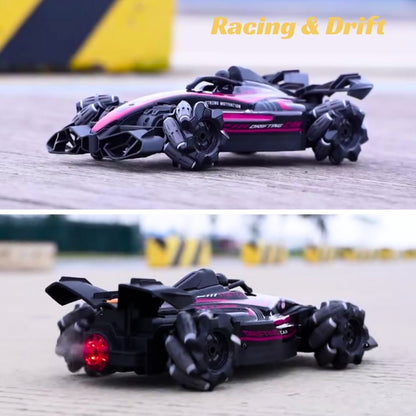 Voiture Télécommandée Racing & Drift avec Contrôle Gestuel Intelligent fumée et Mouvements 360° - Rouge Édition Spéciale