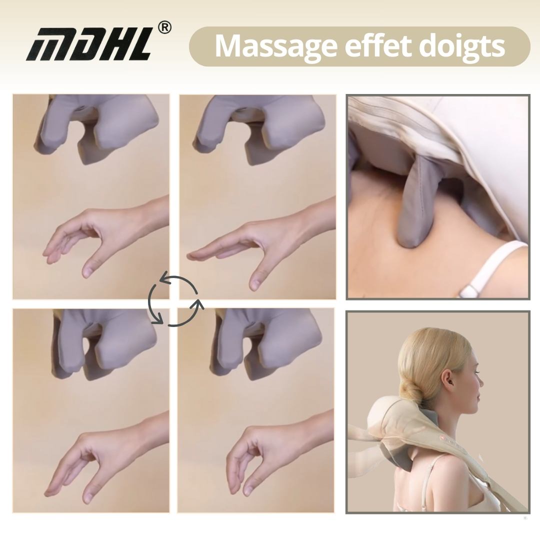 Appareil de Massage sans fil MDHL HandTouch™️  - Masseur pour le cou et les Épaules