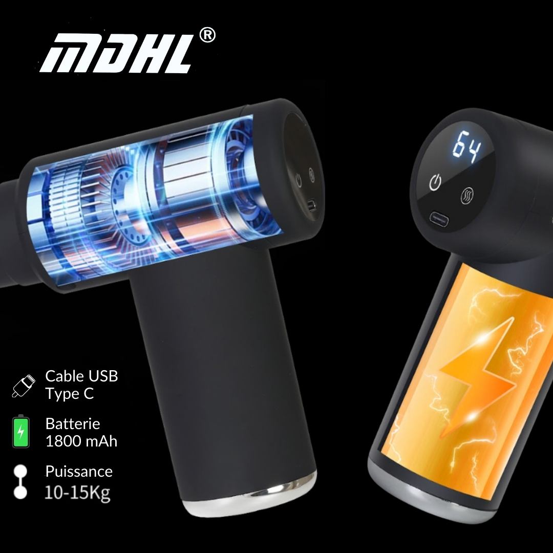 Pistolet de Massage puissant à tête chaude et froide - MDHL