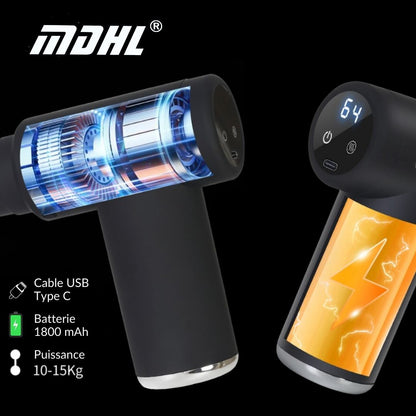 Pistolet de Massage puissant à tête chaude et froide - MDHL