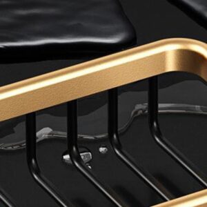 Support d’Évier de Cuisine en Aluminium doré & noir