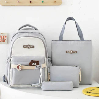🎀Set Scolaire 4 Pièces – Sac à Dos & Accessoires