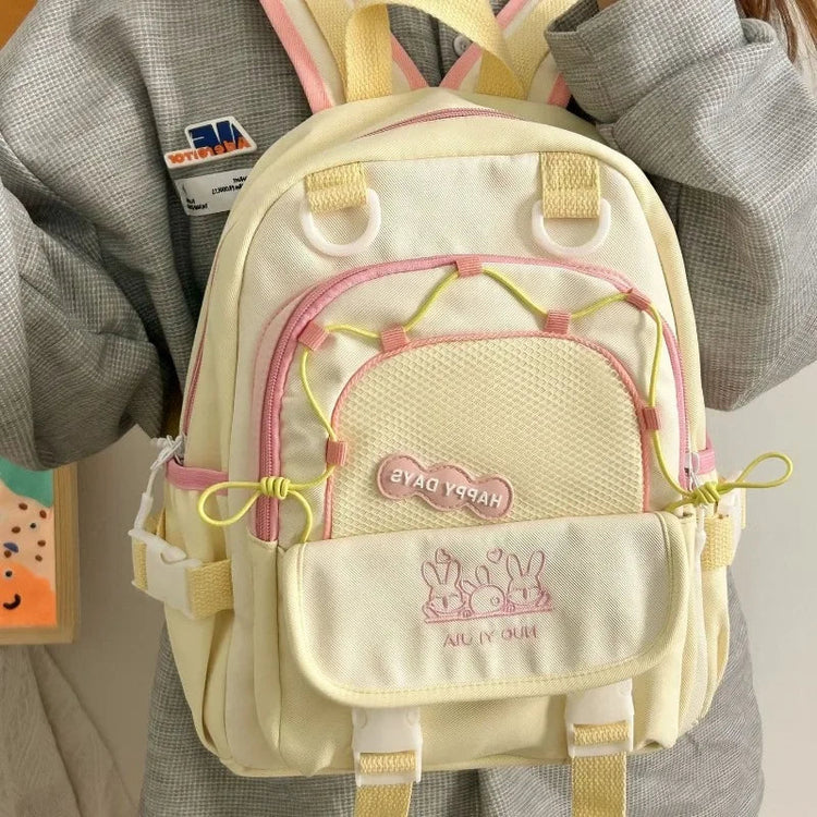 🎀 HAPPY DAYS CUTE BUNNY BACKPACK🏷️