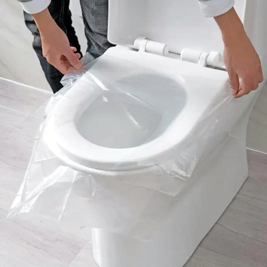Couvercles de siège de toilette jetables (50 paquets)