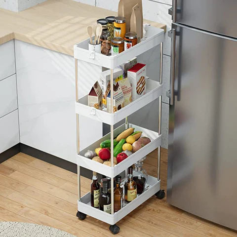 Chariot de Rangement à 4 Étagères – yarabox Maison