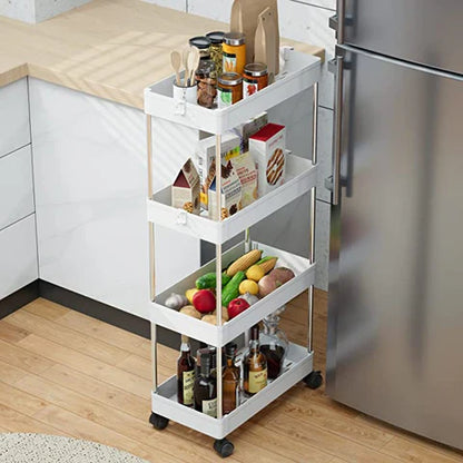 Chariot de Rangement à 4 Étagères – yarabox Maison