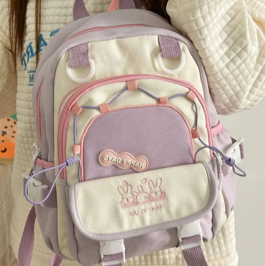 🎀 HAPPY DAYS CUTE BUNNY BACKPACK🏷️