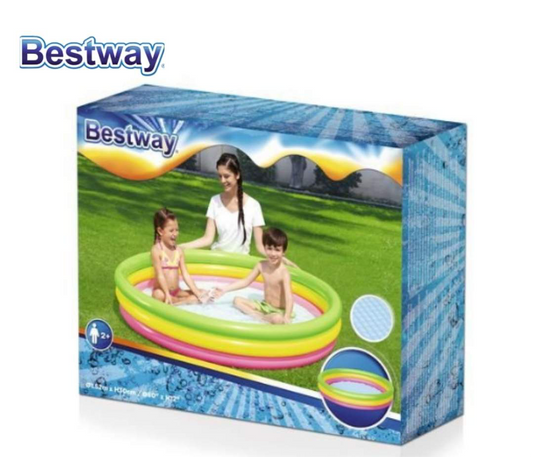 Piscine gonflable colorée  152 x 30 cm - Bestway®