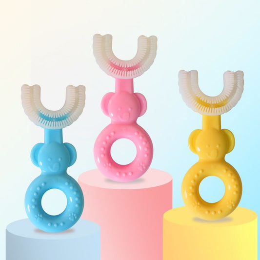 Brosse à dents Happyteeth™ en forme de U (Pack de 2 + 1 gratuite)
