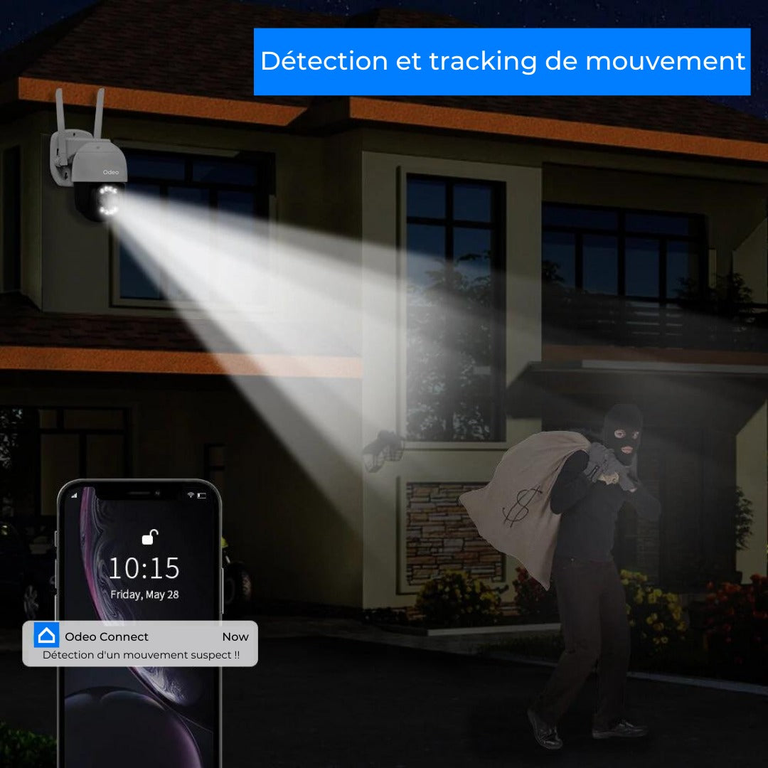 Camera de surveillance Sans Fil Smart - IP camera - ODEO CONNECT