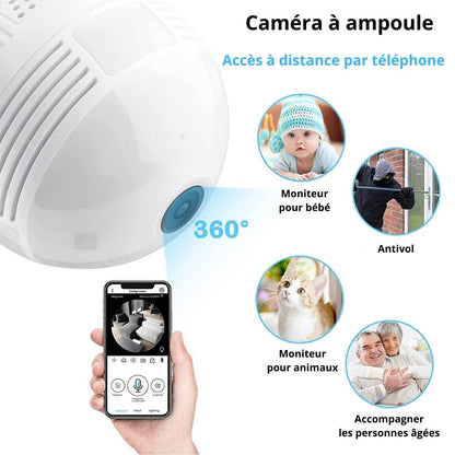 Caméra ampoule invisible - BULBCAM®