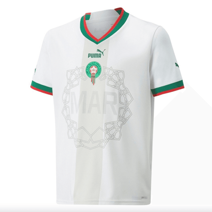 Maillot Equipe du Maroc - Coupe du monde Qatar 2022 - Blanc