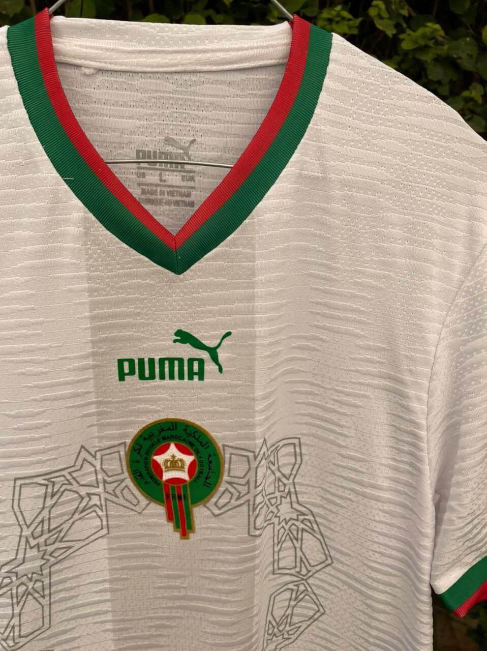 Maillot Equipe du Maroc - Coupe du monde Qatar 2022 - Blanc