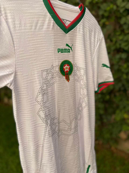 Maillot Equipe du Maroc - Coupe du monde Qatar 2022 - Blanc