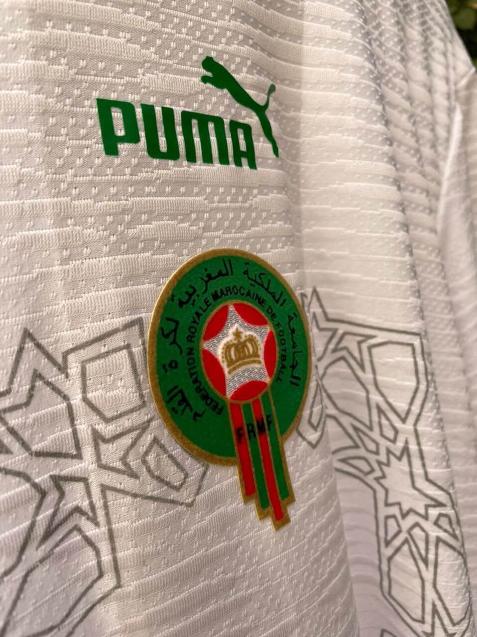 Maillot Equipe du Maroc - Coupe du monde Qatar 2022 - Blanc