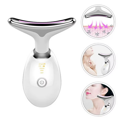 Masseur Visage & Cou Anti-Âge 3-en-1