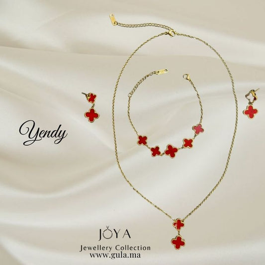 Parure Yendy Rouge - Joya Jewellery®