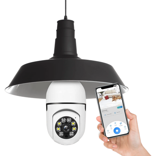 Caméra surveillance ampoule 360° WiFi - SPYCAM™