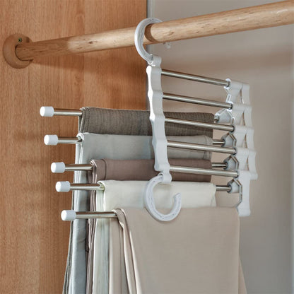 Cintre 5en1 (Pantalons, Robes, Châles etc)