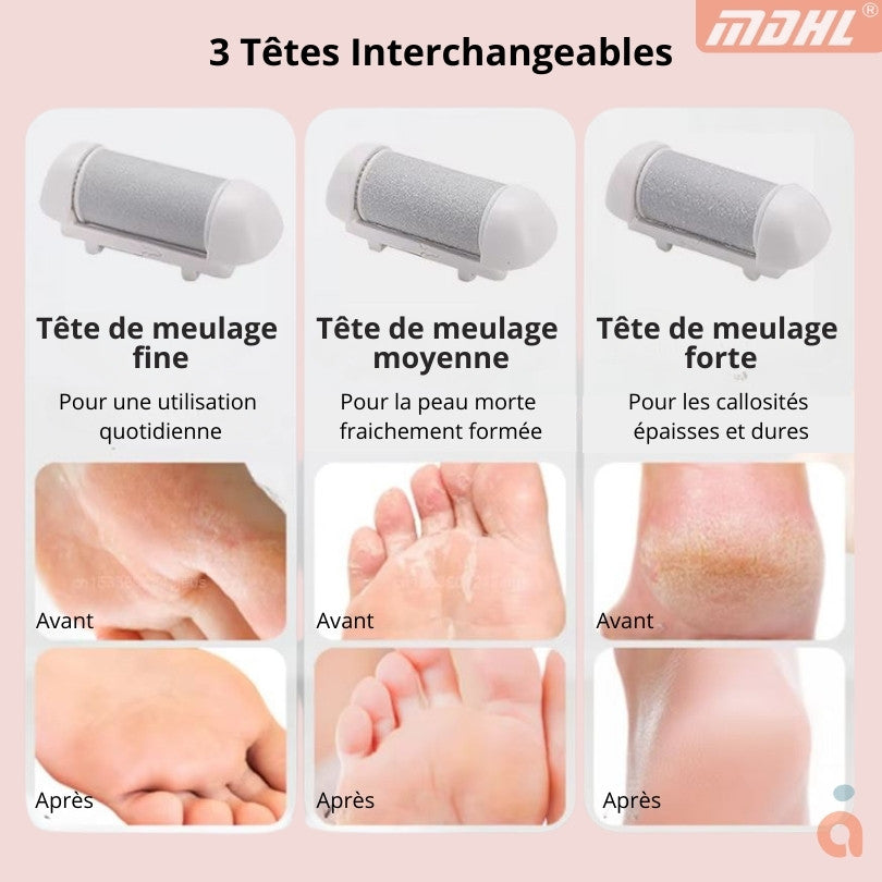 Rape à Pieds Electrique - Outil Pedicure - MDHL
