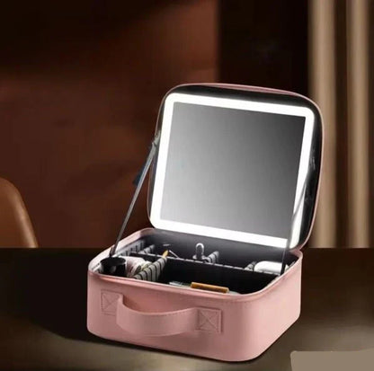 🍁Sac Vanity avec Miroir Lumineux🎀