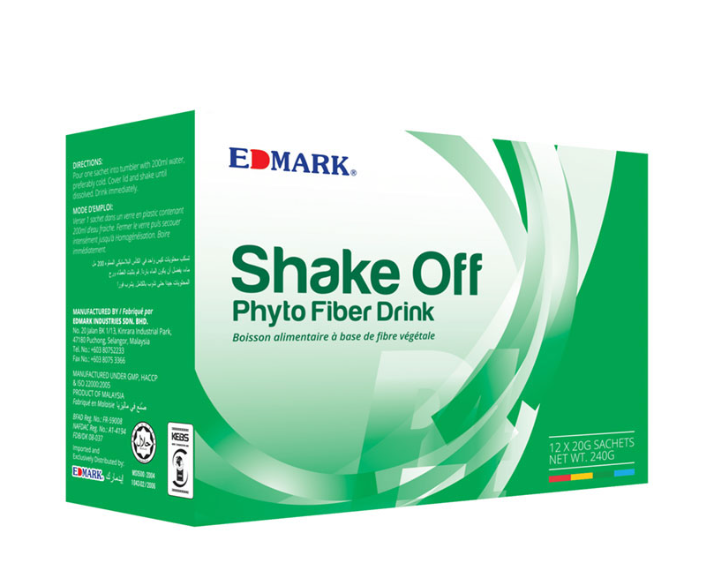 Shake Off Phyto Fiber Edmark® - Boisson alimentaire à base de fibres végétales